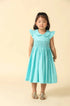 Vestido Infantil Casinha de Abelha Azul Tiffany — foto 3