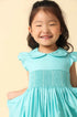 Vestido Infantil Casinha de Abelha Azul Tiffany — foto 1