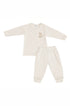 Pijama Infantil Ursinho Longo Unissex Off White — foto 1