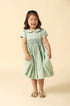 Vestido Infantil Casinha de Abelha Verde Claro — foto 4