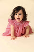 Vestido Bebê Russinho Vermelho Bordado — foto 4