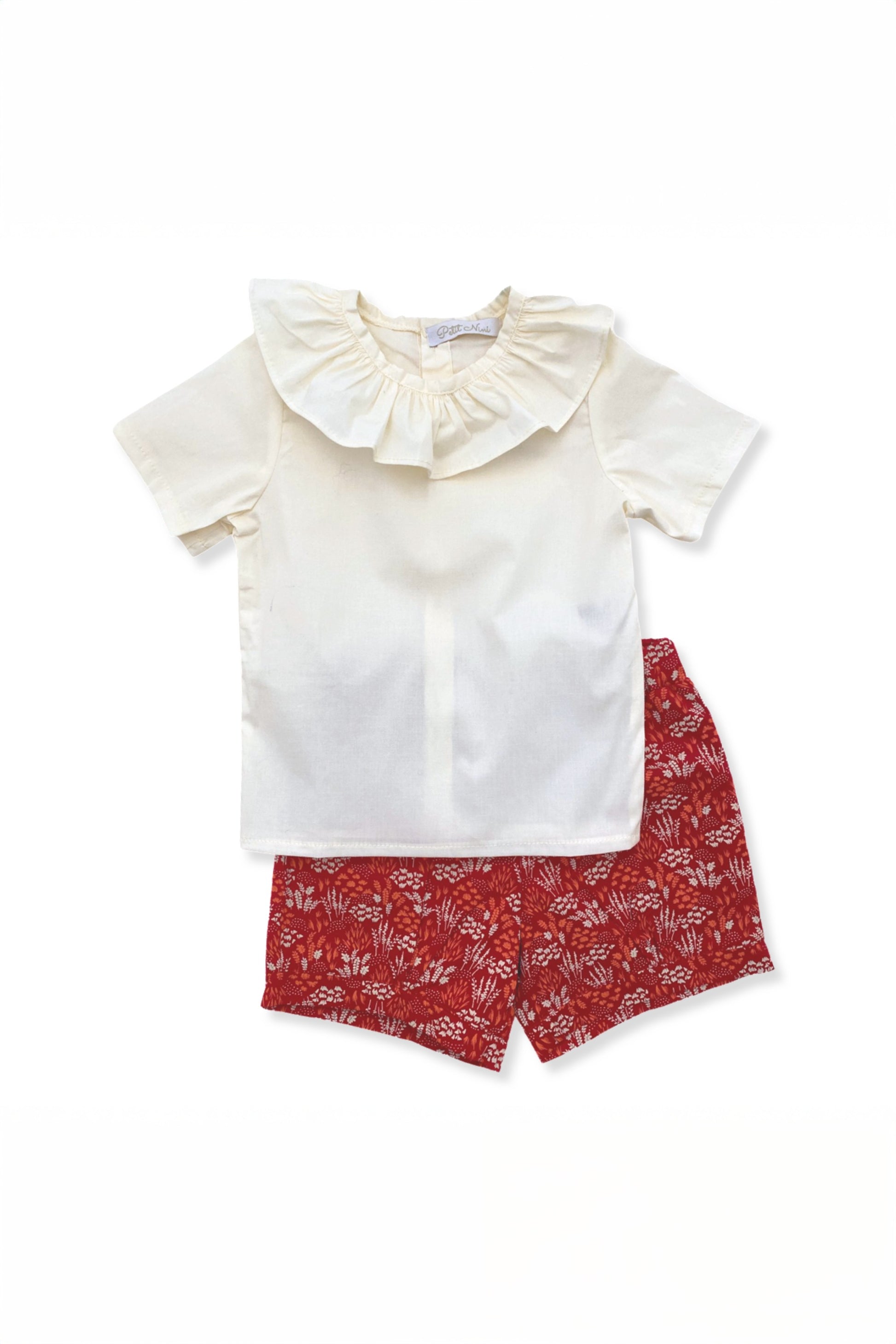 Conjunto Infantil Menina Bata e Shorts — foto 2