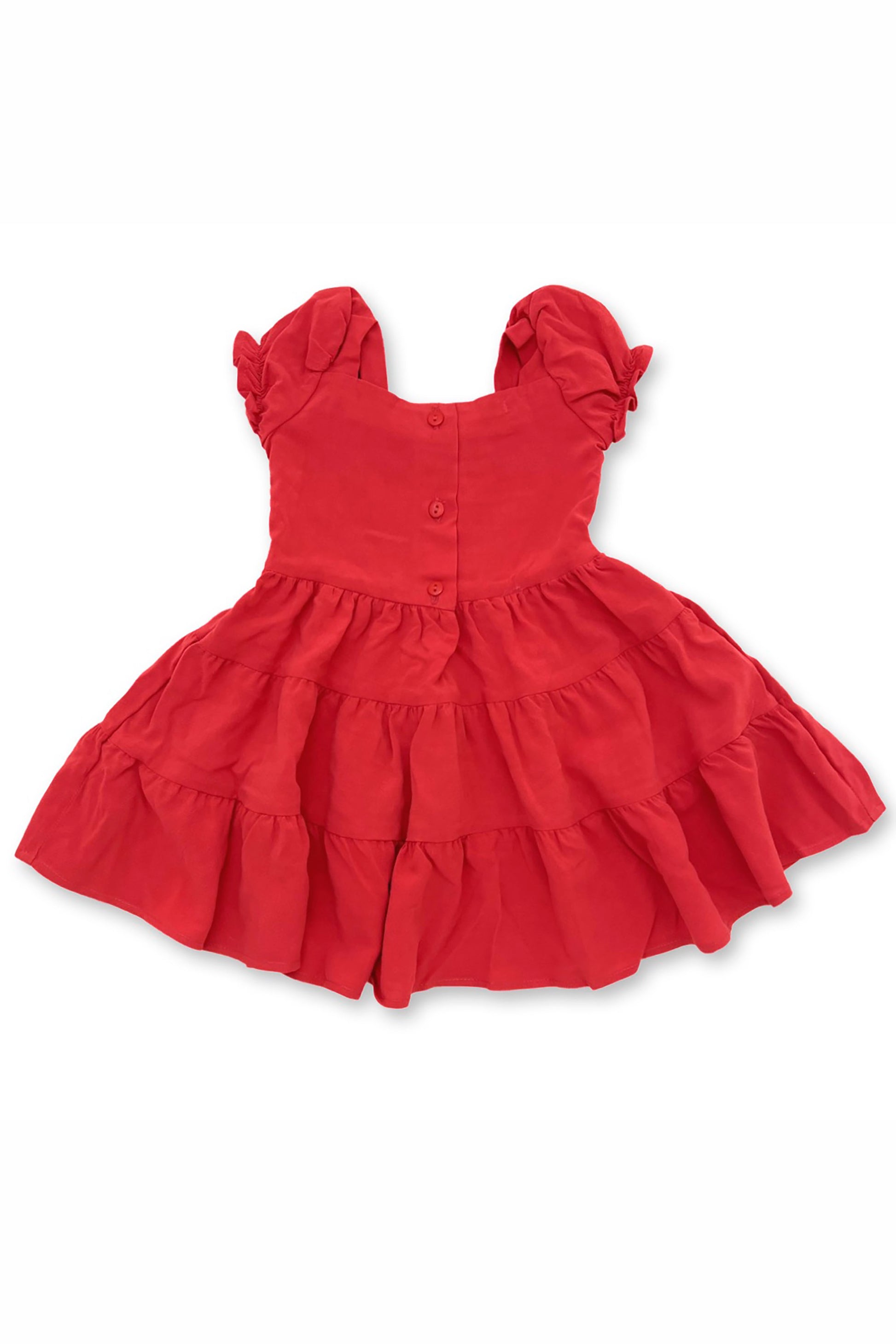 Vestido Infantil 3 Marias Guipir Coral — foto 2