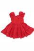 Vestido Infantil 3 Marias Guipir Coral — foto 1