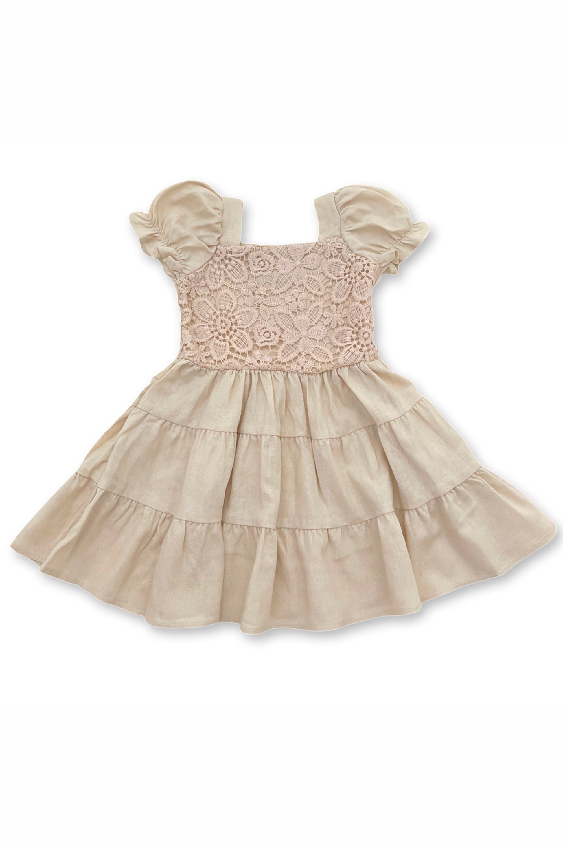 Vestido Infantil 3 Marias Palha — foto 2