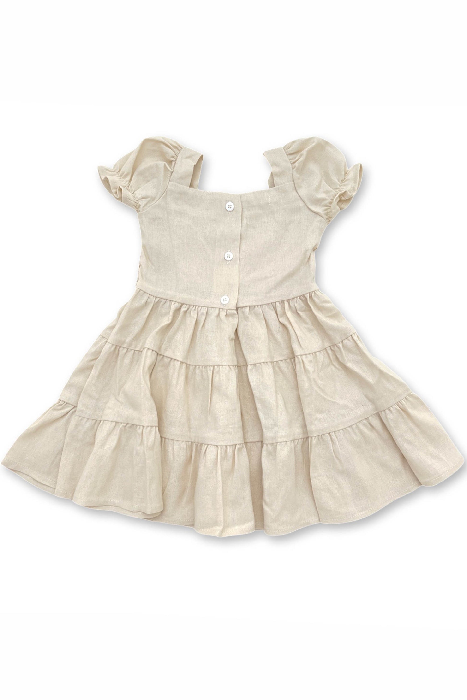 Vestido Infantil 3 Marias Palha — foto 3