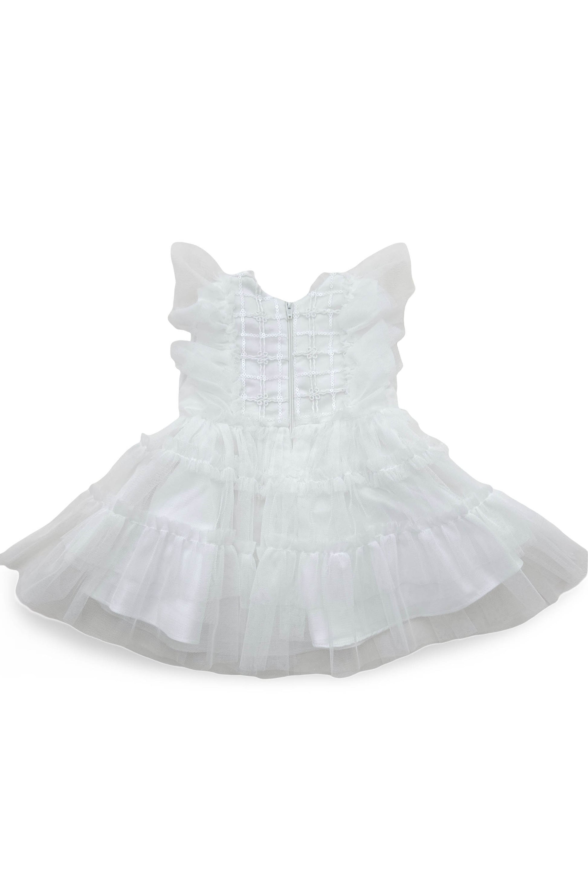 Vestido Bebê Renda Branco Celebration — foto 4