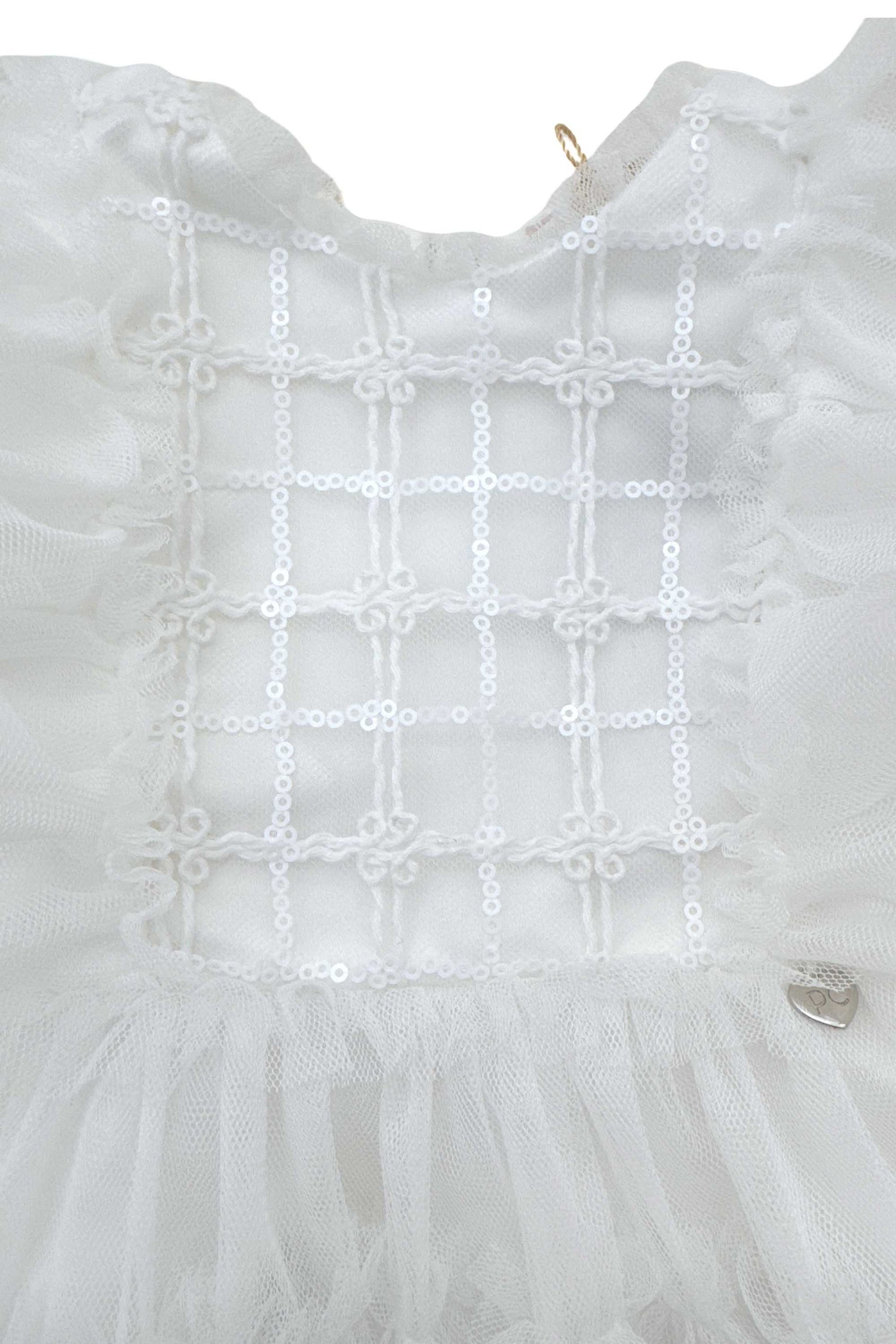Vestido Bebê Renda Branco Celebration — foto 3