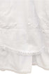 Vestido Bebê Branco com Bordados Aplicação de Renda e Saia Dupla com Babado — foto 4
