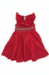 Vestido Infantil Casinha de Abelha Sem Manga Vermelho — foto 3