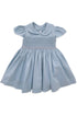 Vestido Infantil Clássico Casinha de Abelha Azul Claro — foto 2