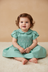 Vestido Infantil Casinha de Abelha Verde Relva — foto 1