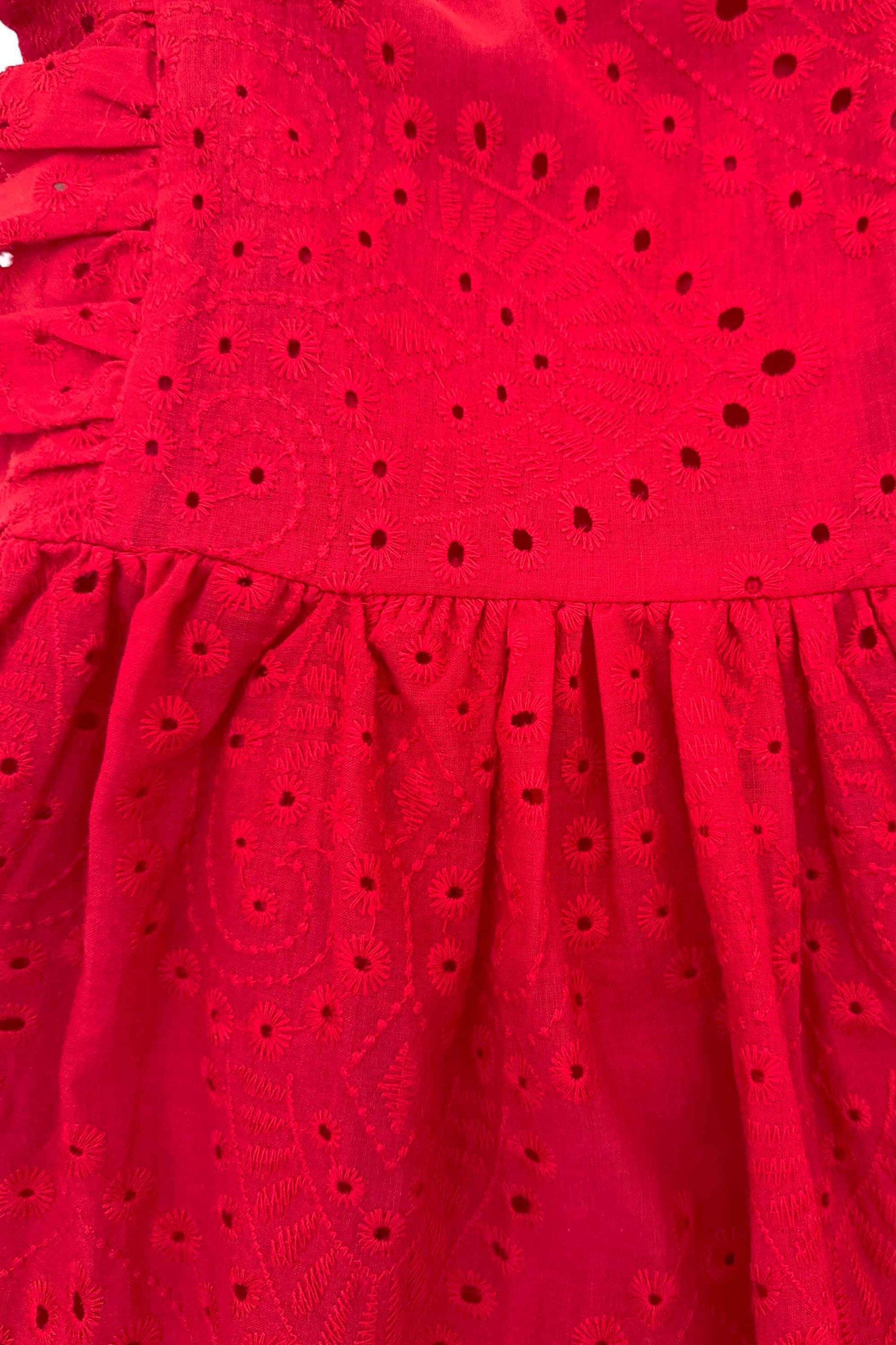 Vestido Infantil Catarina Laise Vermelho