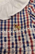 Vestido Infantil Celebrare Xadrez Vermelho — foto 5