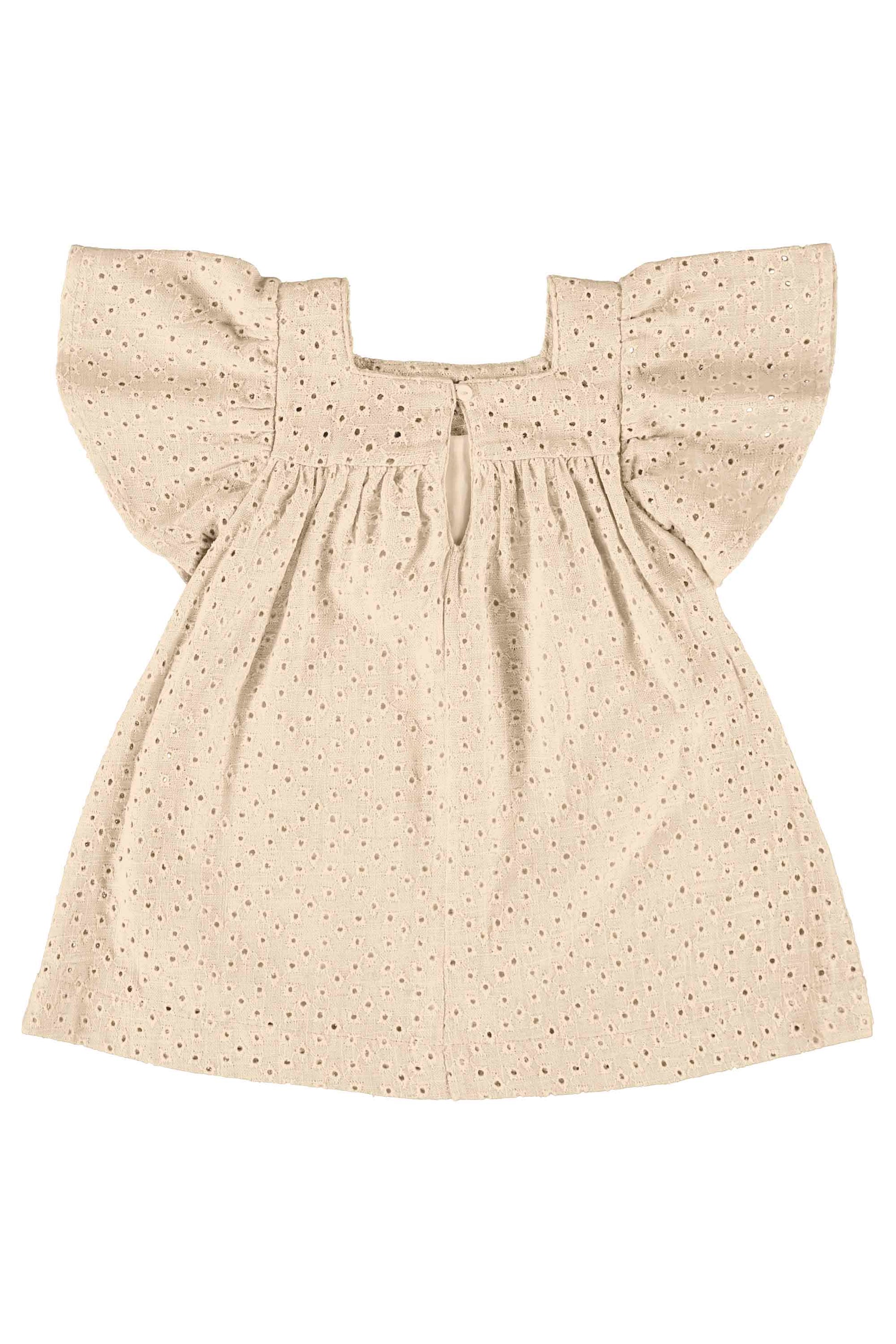 Vestido em Laise e Voil Off White para Bebês — foto 3