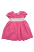 Vestido Baby Casinha de Abelha em Linho Rosa — foto 3