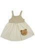 Vestido Infantil com Bolsa Ursinha Cappucino — foto 2