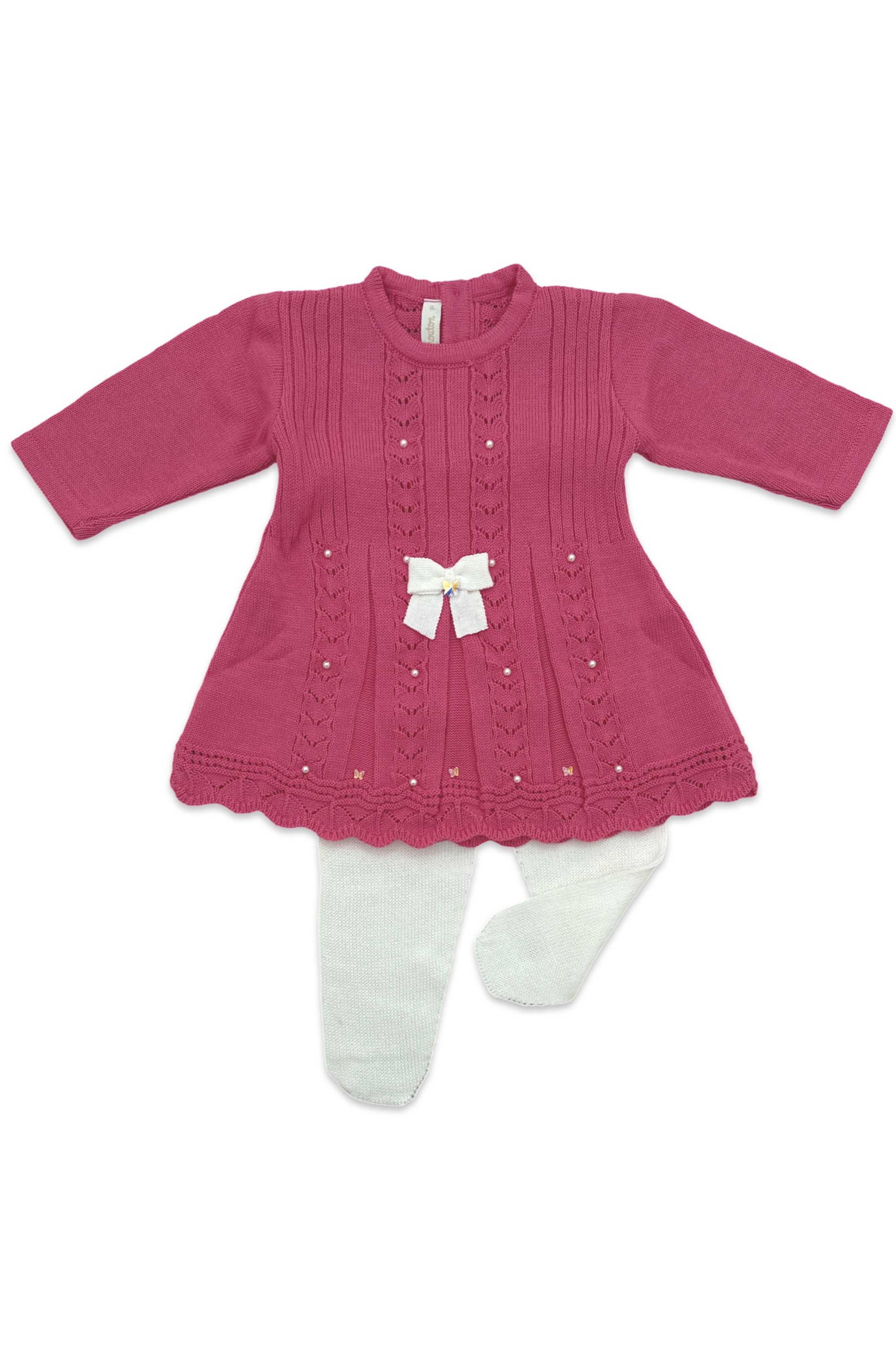 Vestido Leque Saída de Maternidade Maria Helena Pink — foto 2