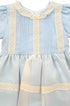 Vestido Infantil de Voal Azul com Detalhes em Renda — foto 4