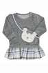 Vestido Infantil Little Bear Cinza — foto 2