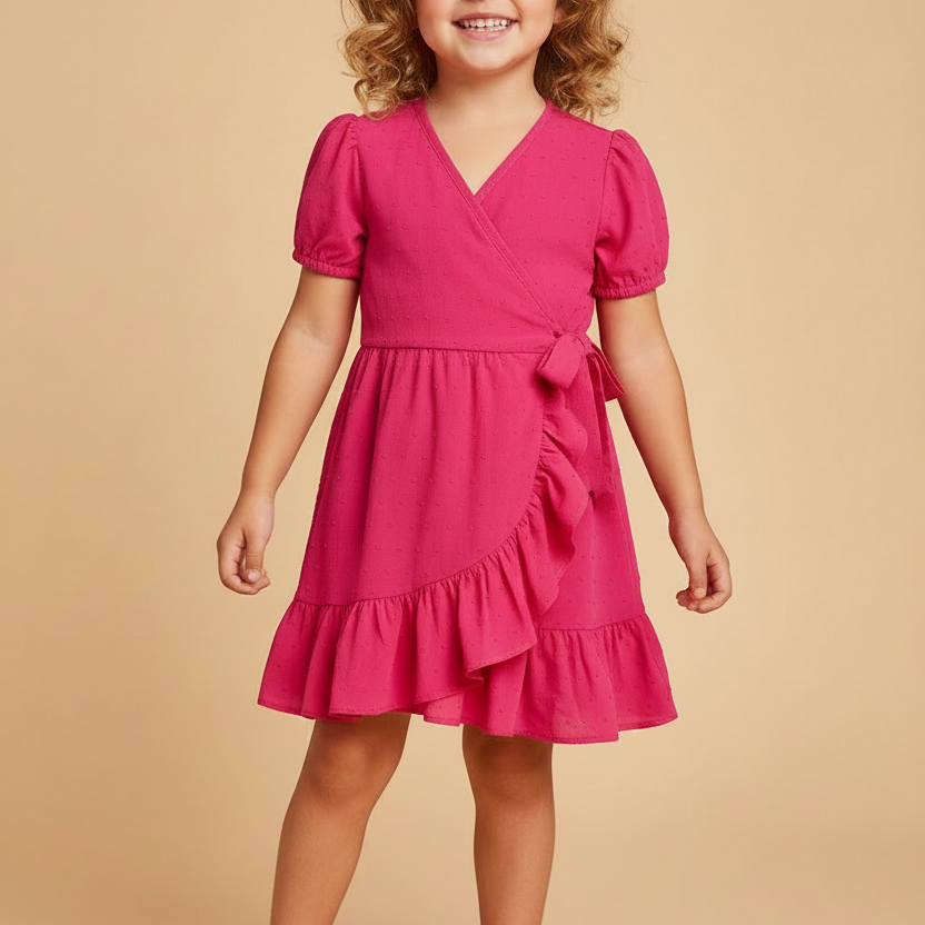 Vestido Infantil Luisa Pink — foto 1