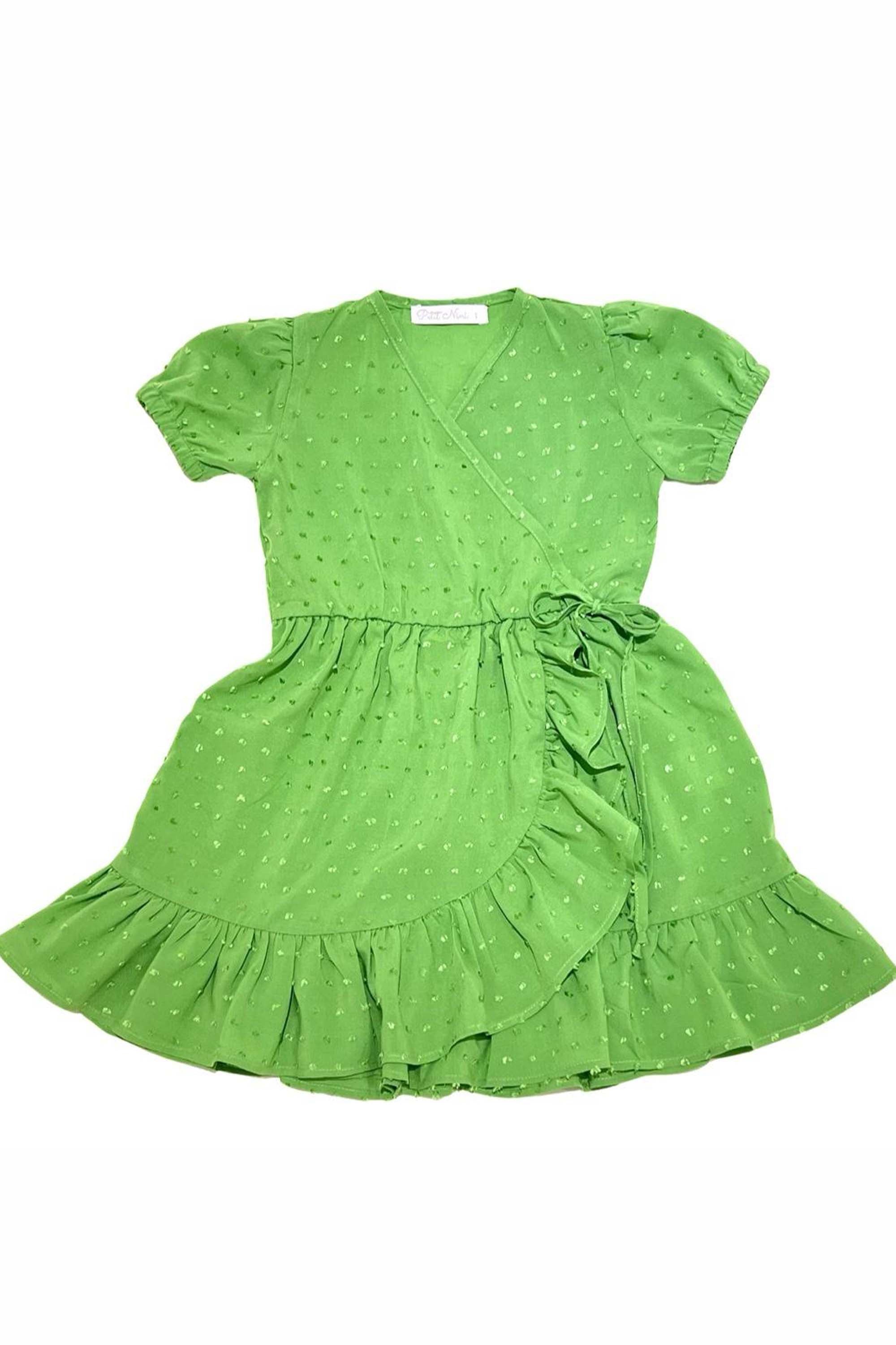 Vestido Infantil Luisa Verde Cidreira — foto 2