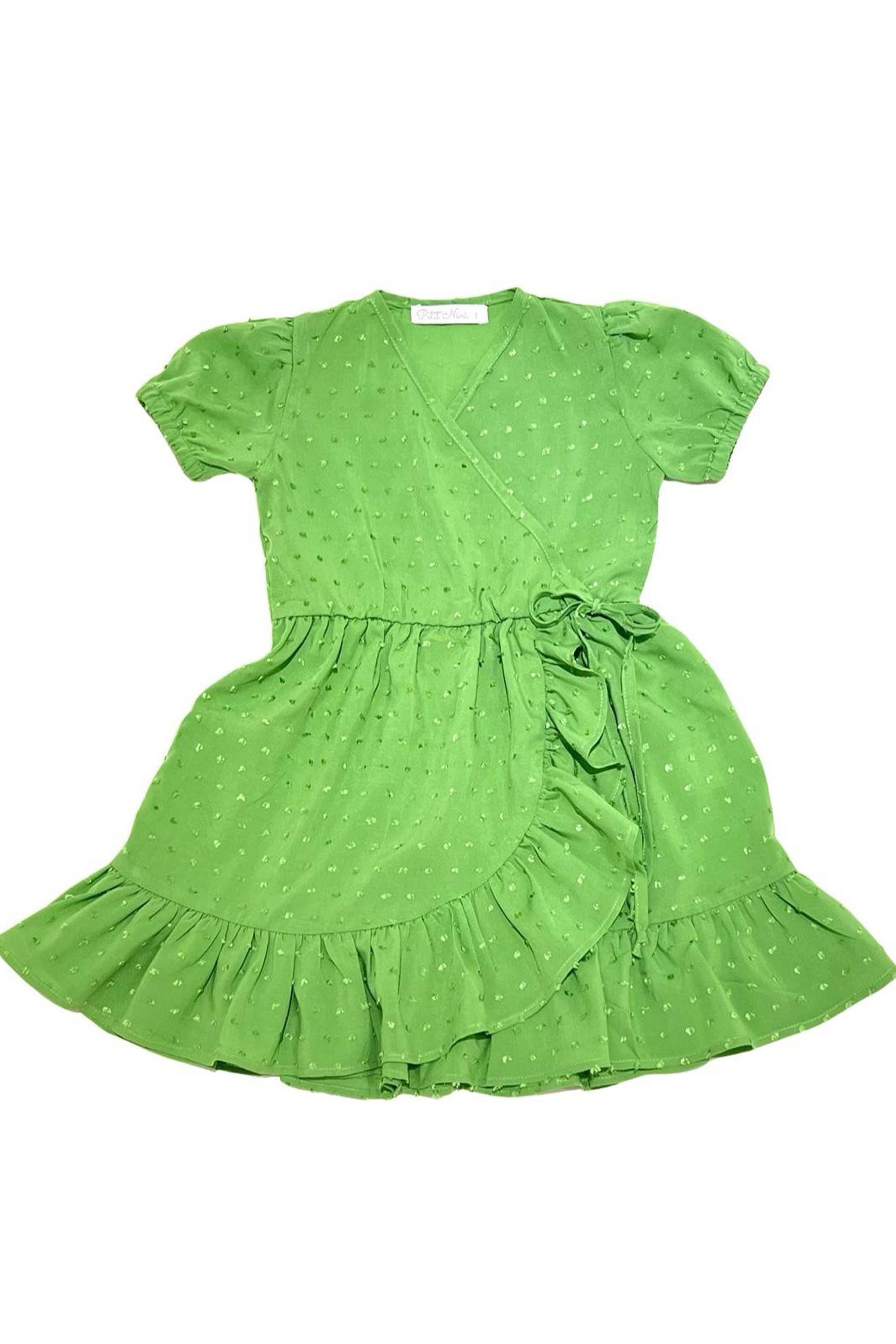 Vestido Infantil Luisa Verde Cidreira — foto 2