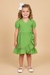 Vestido Infantil Luisa Verde Cidreira — foto 1