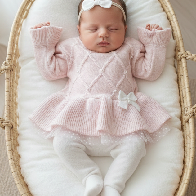 Vestido Maternidade Barra Renda Audrey Rosa