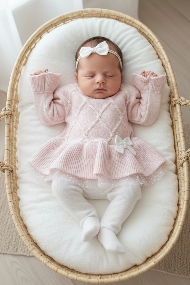 Vestido Maternidade Barra Renda Audrey Rosa