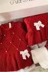 Saída de Maternidade Vestido Barra Renda Audrey Vermelho — foto 2
