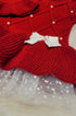 Saída de Maternidade Vestido Barra Renda Audrey Vermelho — foto 4