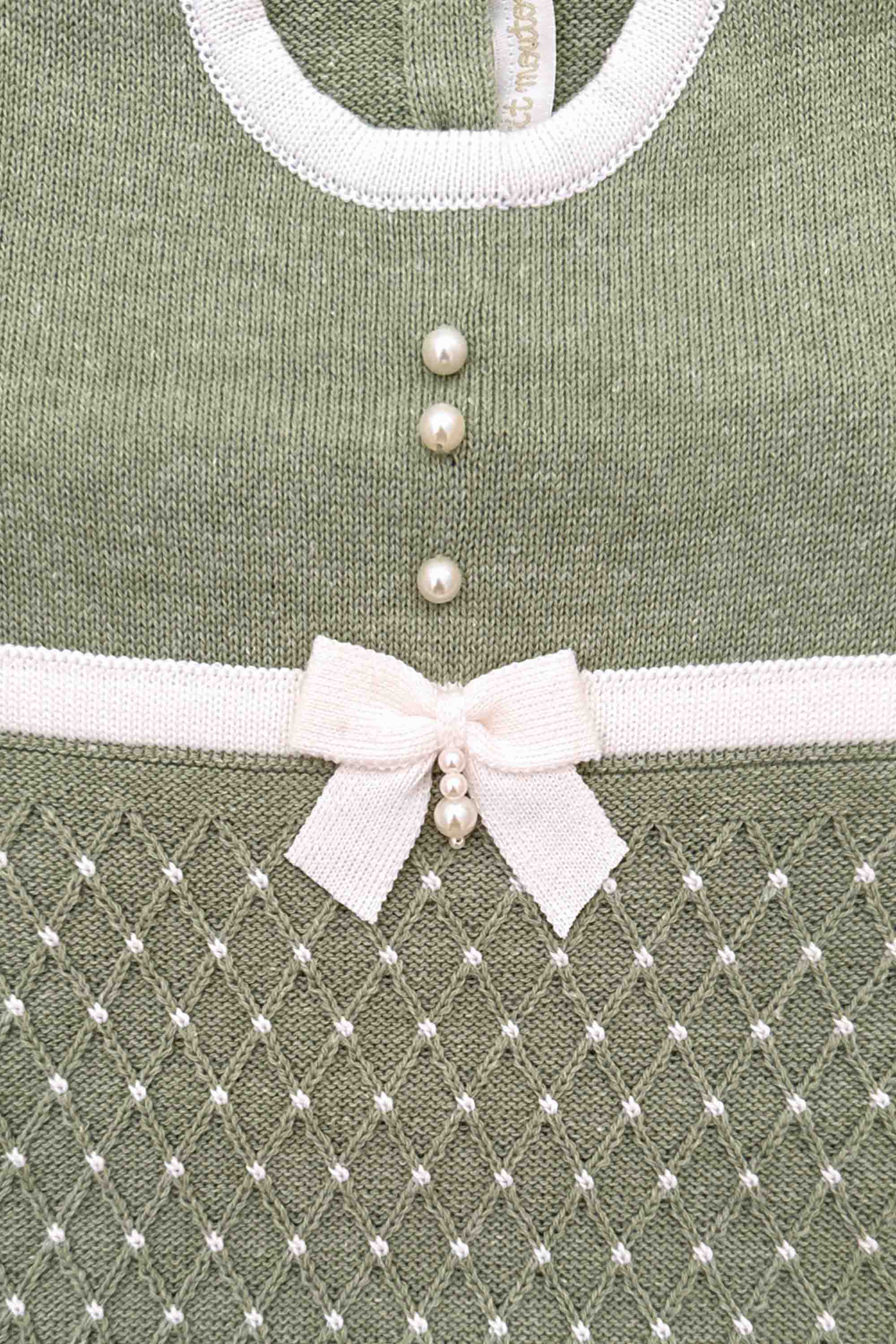 Vestido Maternidade Princesa Marcela Verde Mescla — foto 4