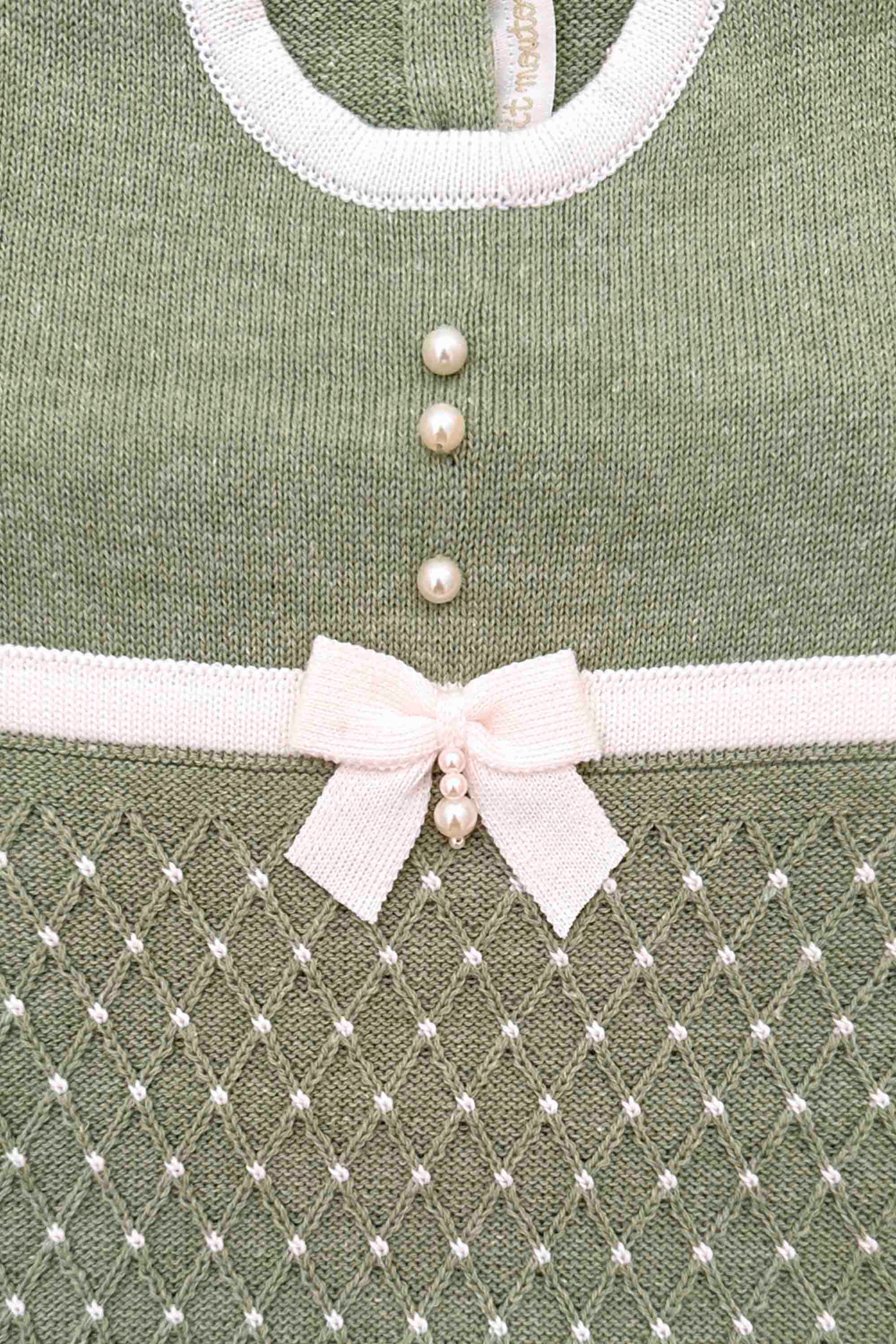 Vestido Maternidade Princesa Marcela Verde Mescla — foto 4