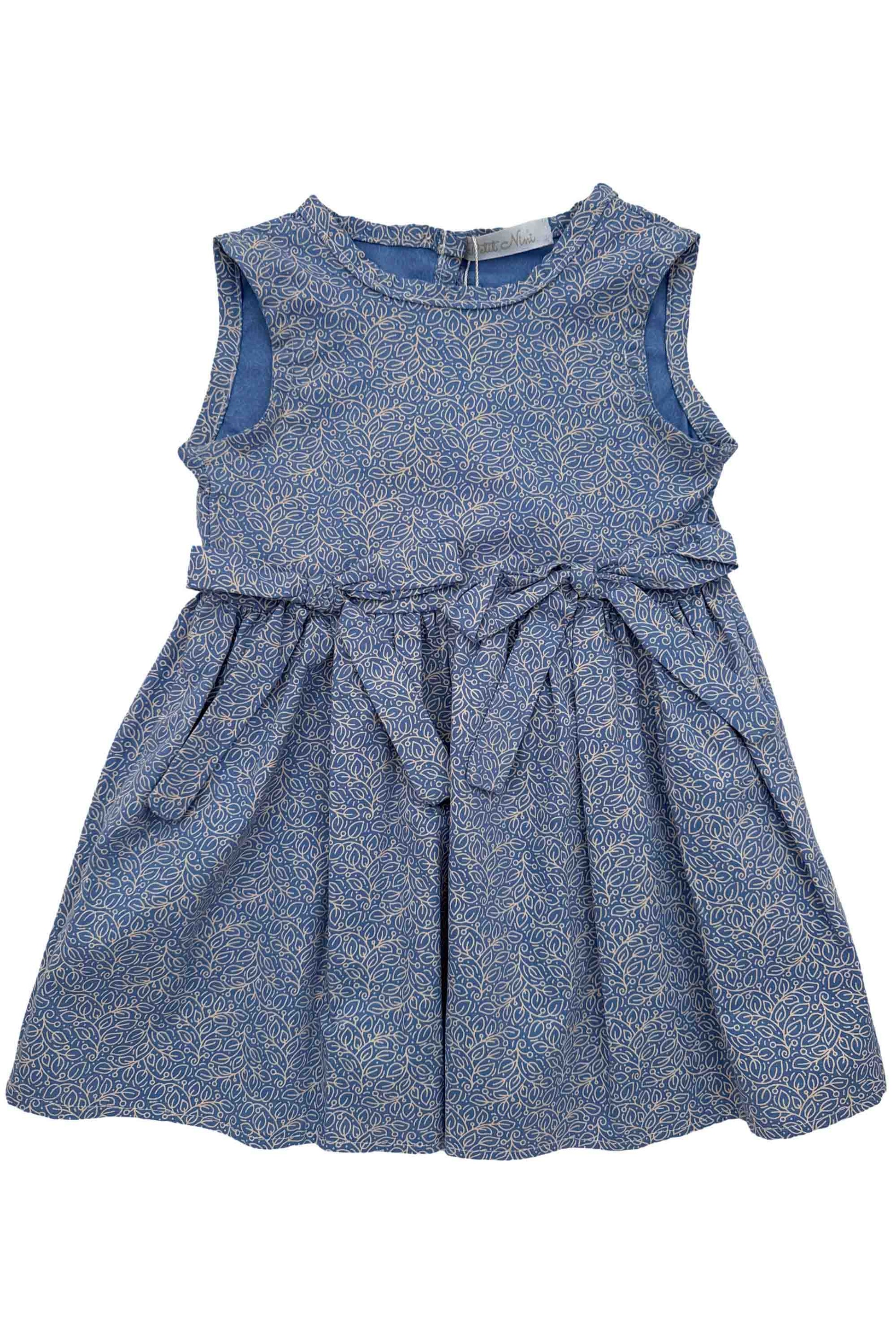 Vestido Regata Folha Azul — foto 3