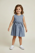 Vestido Regata Folha Azul — foto 2