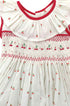 Vestido Infantil Casinha de Abelha Tricoline Cerejas — foto 3