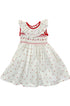 Vestido Infantil Casinha de Abelha Tricoline Cerejas — foto 2