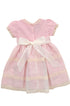 Vestido Infantil de Voal Rosa com Detalhes em Renda — foto 3