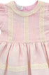 Vestido Infantil de Voal Rosa com Detalhes em Renda — foto 5