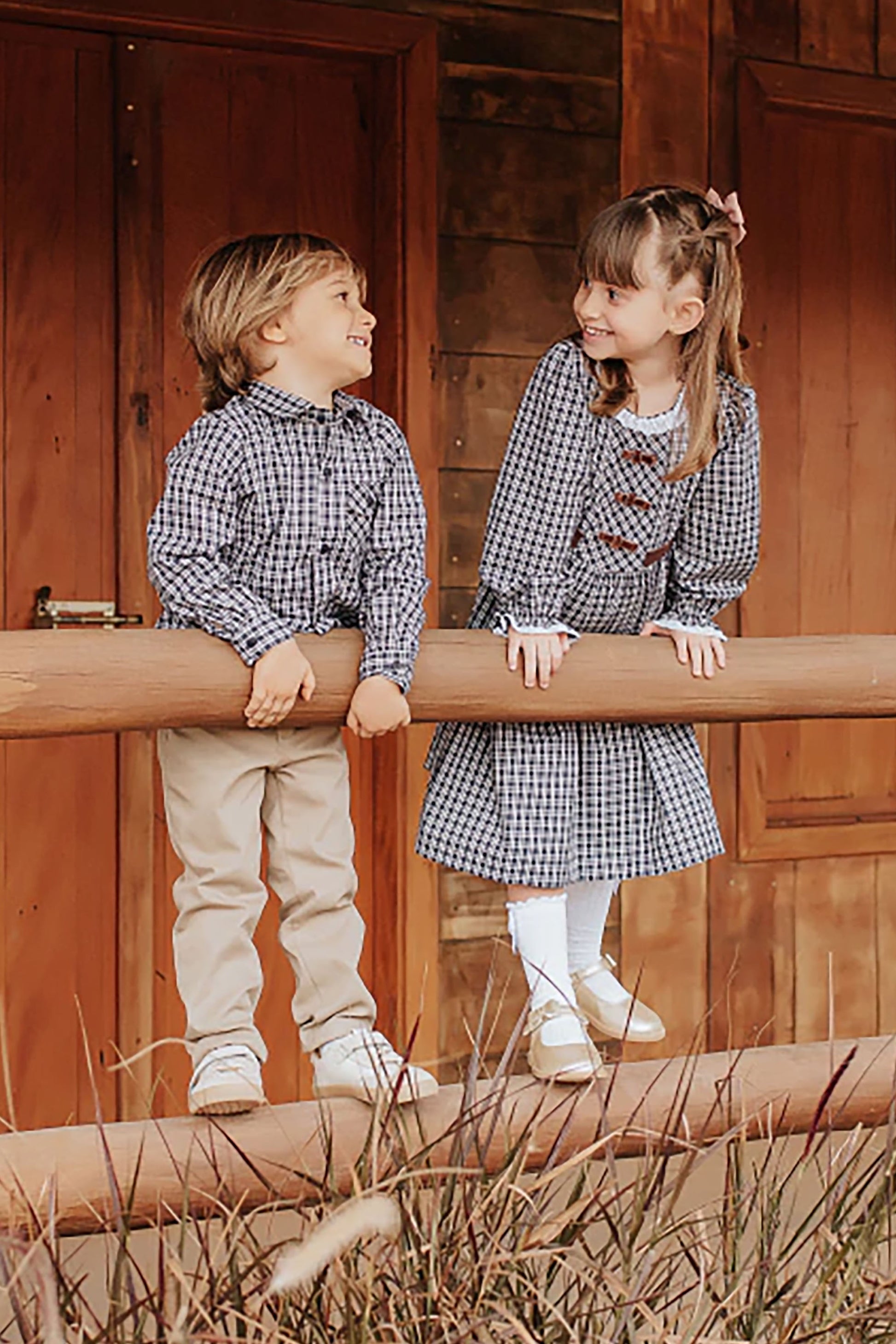 vestido_infantil xadrez_de_galles 012657 foto 2