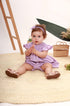 Russinho Casinha de Abelha com Shorts Lilás Manga Abinha — foto 2