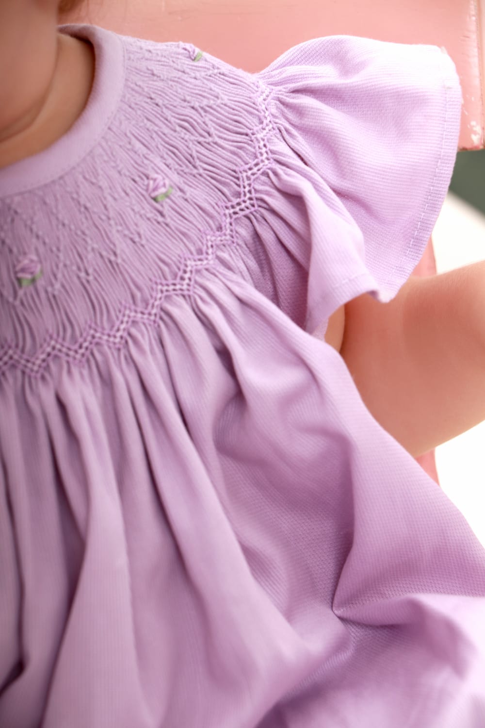 Russinho Casinha de Abelha com Shorts Lilás Manga Abinha — foto 5
