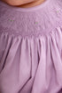 Russinho Casinha de Abelha com Shorts Lilás Manga Abinha — foto 4