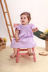 Russinho Casinha de Abelha com Shorts Lilás Manga Abinha — foto 1