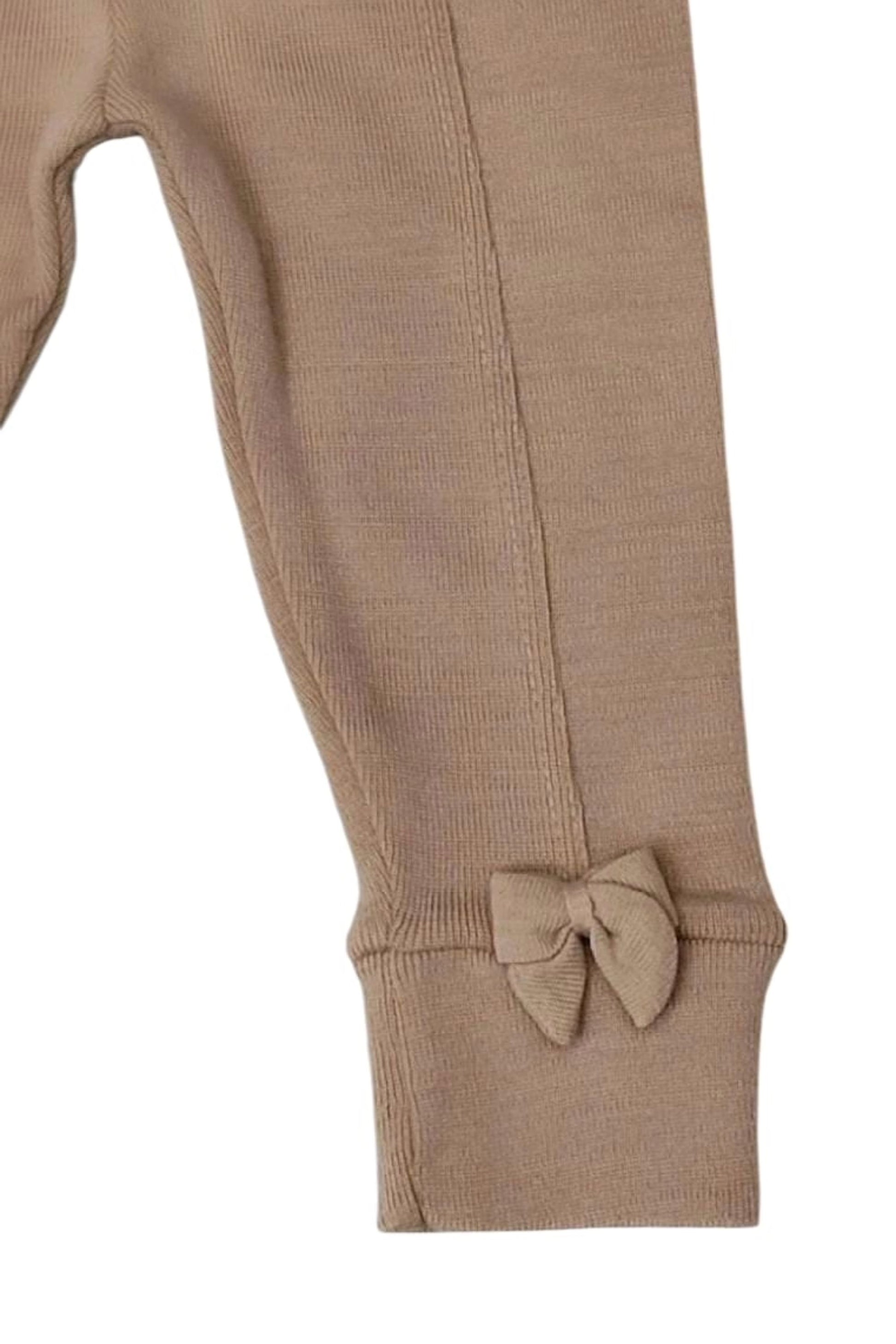 Calça Legging Infantil Estilo Montaria Cor Fibra Para Meninas — foto 4