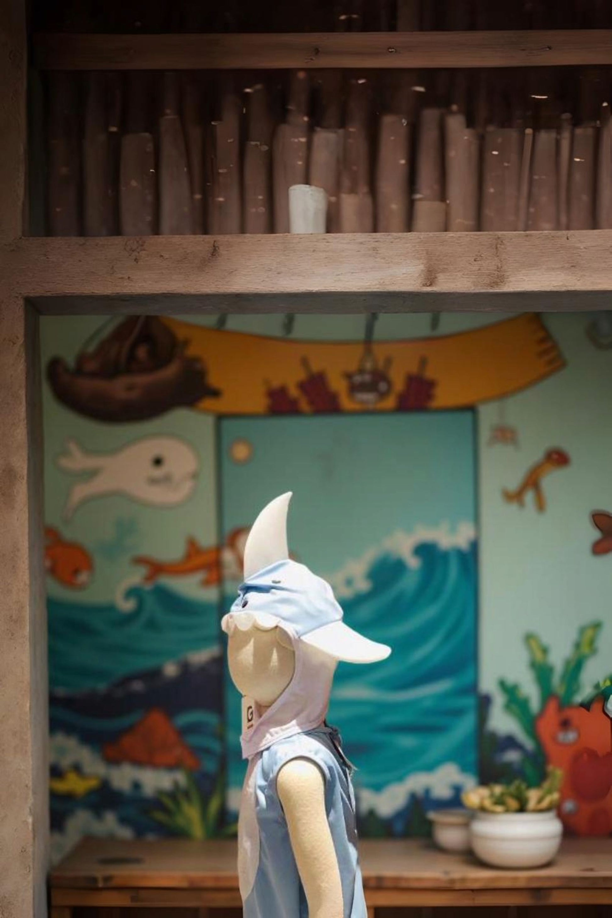 Fantasia Infantil Tubarão Azul — foto 2