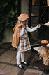 Vestido Infantil Xadrez Soft com Manga Longa em Malha — foto 5