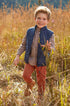 Camisa Infantil Xadrez para Menino Taos Amarela Manga Longa — foto 1