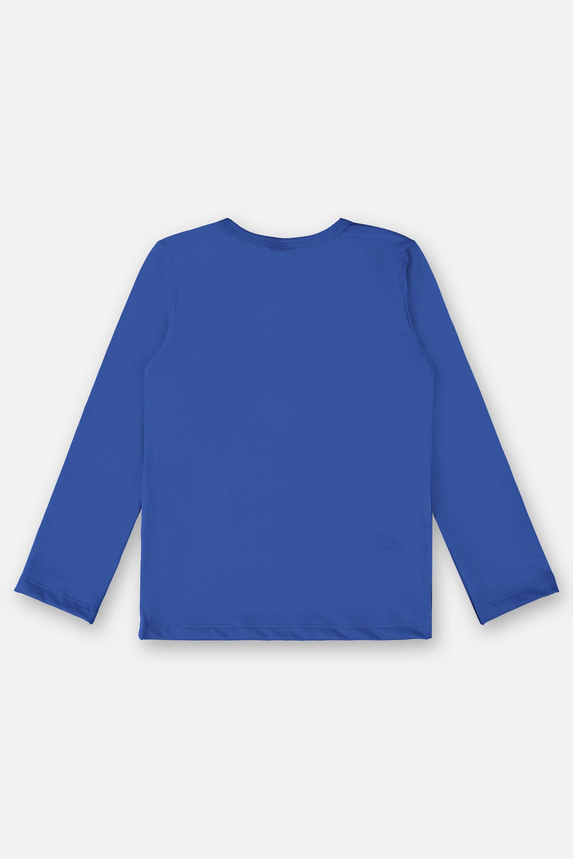 Blusa Manga Longa UV Infantil Azul Royal